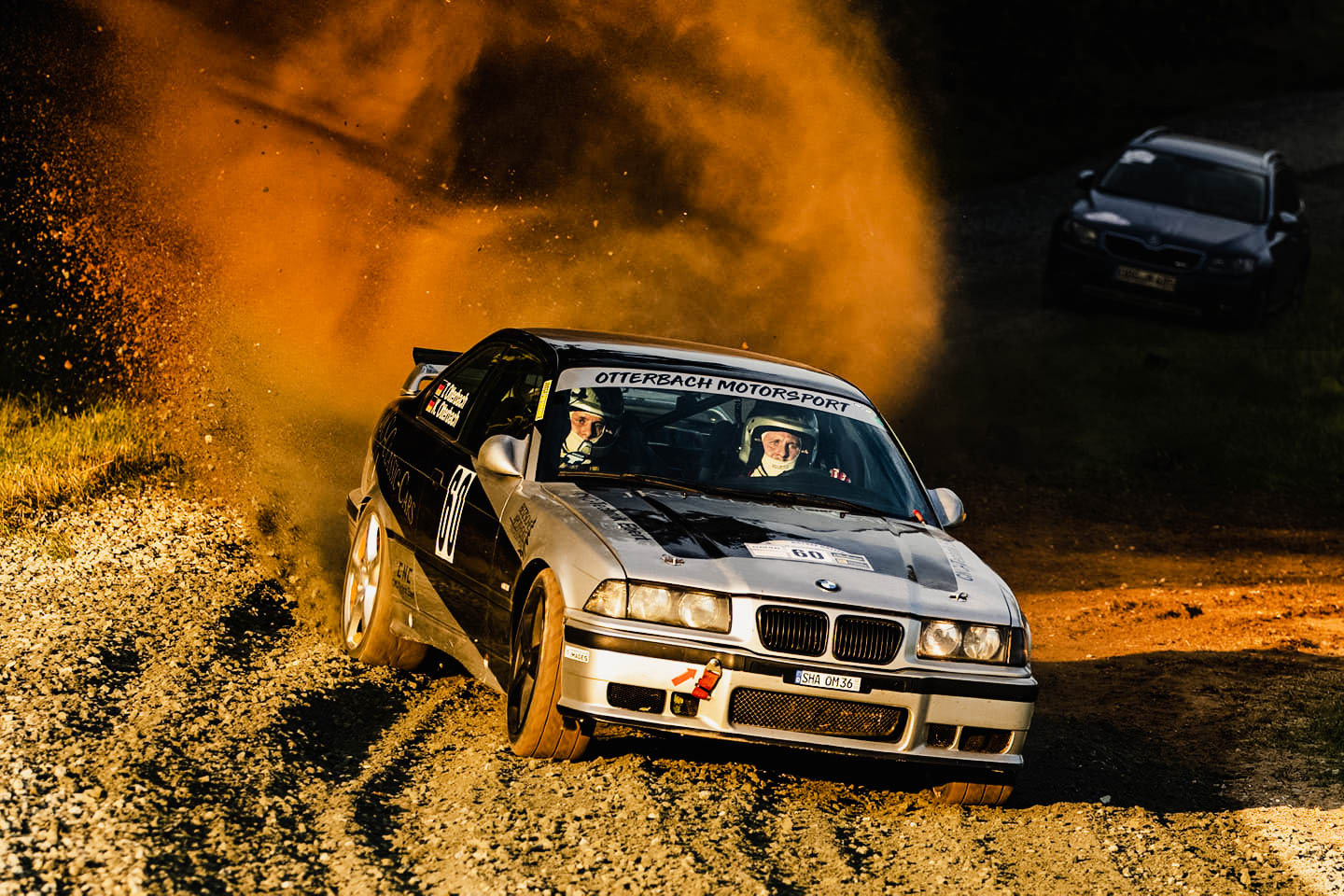 Otterbach auf losem Untergrund stark unterwegs